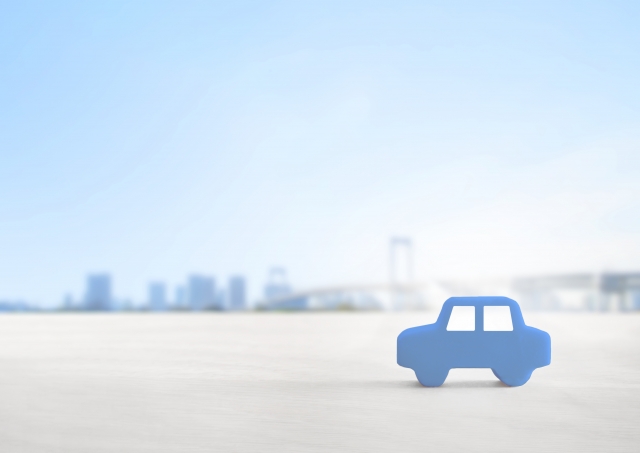 車と都会の背景